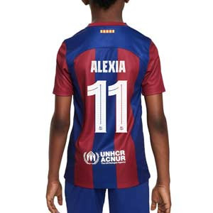 Camiseta Nike Barcelona Alexia niño 2023 2024 DF Stadium - Camiseta de la primera equipación infantil de Alexia Putellas Nike del FC Barcelona 2023 2024 - azulgrana