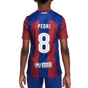 Camiseta Nike Barcelona niño Pedri 23 24 DF Stadium UCL