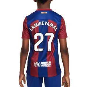 Camiseta Nike Barcelona niño L Yamal 23 24 DF Stadium Liga