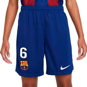Short Nike Barcelona Gavi niño 2023 2024 Dri-Fit Stadium