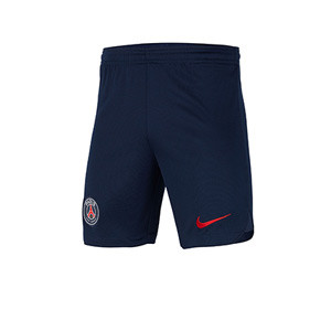 Short Nike PSG niño 2023 2024 Dri-Fit Stadium - Pantalón corto infantil de la segunda equipación Nike del PSG 2023 2024 - azul marino