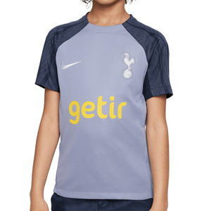 Camiseta Nike Tottenham entrenamiento niño Dri-Fit Strike - Camiseta de entrenamiento infantil Nike del Tottenham - gris
