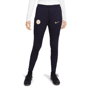 Pantalón Nike Chelsea entrenamiento mujer Dri-Fit Strike - Pantalón largo de entrenamiento para mujer Nike del Chelsea FC - azul marino