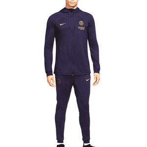 Chándal Nike PSG Dri-Fit Strike Hoodie - Conjunto con capucha Nike del Paris Saint-Germain - azul marino