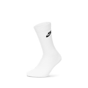 Calcetines media caña Nike SW Everyday Essential 3 pares - Pack de 3 calcetines de media caña Nike de calle - blancos
