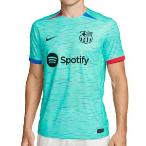 Camiseta Nike 3a Barcelona 2023 2024 Dri-Fit Stadium - Camiseta tercera equipación Nike FC Barcelona 2023 2024 - verde turquesa