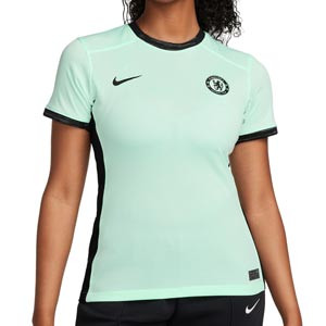 Camiseta Nike 3a Chelsea mujer 2023 2024 Dri-Fit Stadium - Camiseta tercera equipación mujer Nike Chelsea FC 2023 2024 - verde claro