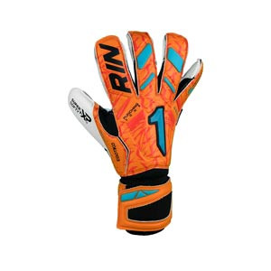 Rinat Egotiko Vengador Prime - Guantes de portero Rinat corte Ergo Roll - naranjas