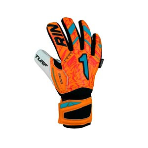 Rinat Egotiko Vengador Turf - Guantes de portero Rinat corte Negative - naranjas