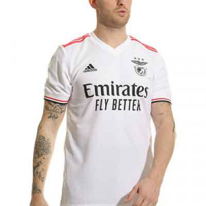 Camiseta adidas 2a Benfica 2021 2022 - Camiseta segunda equipación adidas del Benfica 2021 2022 - blanca