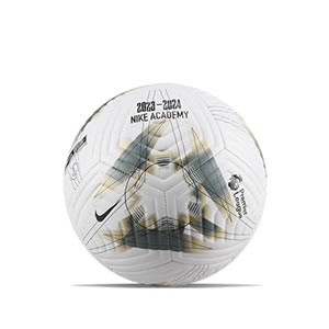 Balón Nike Premier League 2024-2025 Academy - Balón de fútbol Nike de la Premier League 2023 2024 talla 5 - blanco