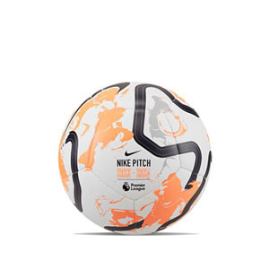Balón Nike Premier League 2023 2024 Pitch talla 4 - Balón de fútbol Nike de la Premier League 2023 2024 talla 4 - blanco, naranja