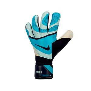 Nike Gk Grip 3 - Guantes de portero Nike corte Grip 3 - azul cian