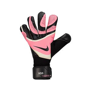 Nike GK Grip3 - Guantes de portero profesionales Nike corte Grip 3 - rosas, negros