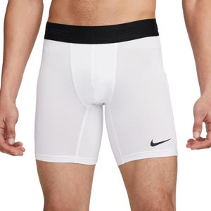Mallas Nike Pro Dri-Fit - Mallas cortas Nike para fútbol - blancas