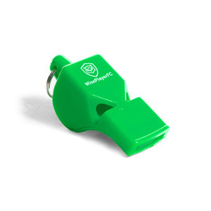 Silbato árbitro y entrenador WisePlayer FC - Silbato para árbitro y entrenador WisePlayer FC - verde flúor
