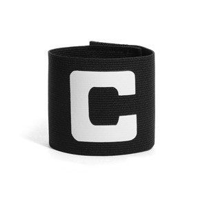 Brazalete de capitán WISEPLAYERFC niño 30cm - Brazalete de capitán infantil WisePlayer FC de 30cm - negro