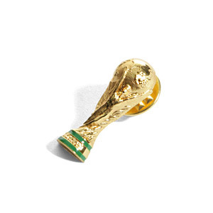 Pin FIFA World Cup 45 mm - Pin 2D del trofeo de la copa del Mundial de 45 mm - dorado