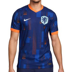 Camiseta Nike 2a Holanda Match DFADV 2024 - Camiseta auténtica Nike de la segunda equipación de la selección holandesa 2024 - azul