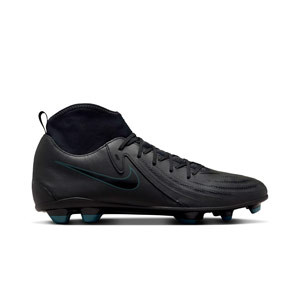 Nike Phantom Luna II Club FG/MG - Botas de fútbol con tobillera Nike FG/MG para césped artificial - negras