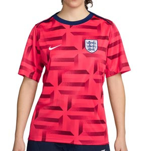 Camiseta Nike Inglaterra Pre-Match Dri-Fit Academy Pro - Camiseta de calentamiento pre-partido Nike de la selección inglesa - roja