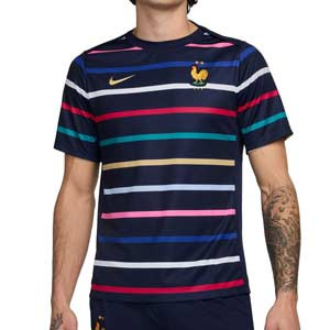 Camiseta Nike Francia Pre-Match Dri-Fit Academy Pro