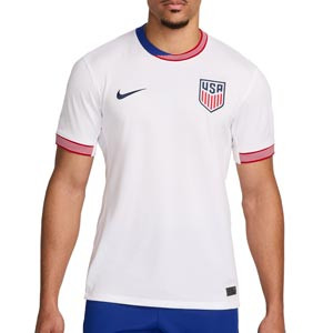 Camiseta Nike USA 2024 Stadium Dri-Fit - Camiseta primera equipación Nike selección Estados Unidos 2024 - blanca