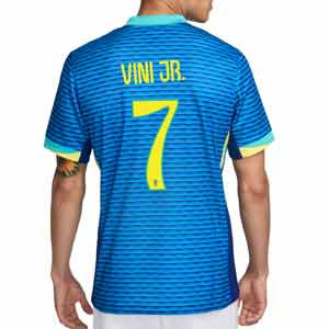 Camiseta Nike 2a Brasil Vini Jr Stadium 24-25 Dri-Fit - Camiseta de la segunda equipación Nike de Vinicius Jr de la selección brasileña 2024 2025 - azul