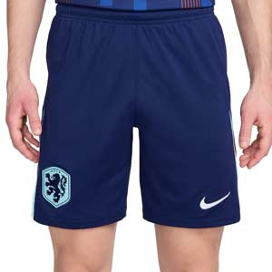 Short Nike 2a Holanda 2024 Stadium Dri-Fit - Pantalón corto para Nike de la segunda equipación de la selección holandesa 2024 - azul