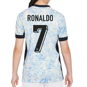 Camiseta niño Nike 2a Portugal Ronaldo 2024 Stadium Dri-Fit