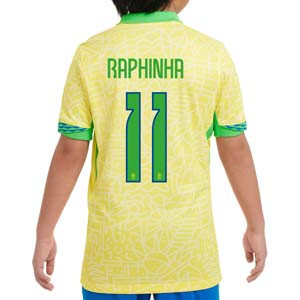 Camiseta Nike Brasil niño Raphinha Stadium 24-25 Dri-Fit