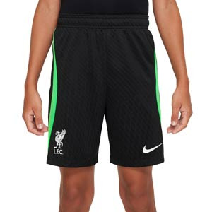 Short Nike Liverpool entrenamiento niño Dri-Fit Strike - Pantalón corto de entrenamiento infantil Nike del Liverpool FC - negro
