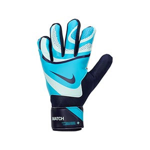 Nike GK Match - Guantes de portero Nike corte flat - azul cian