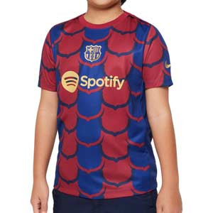 Camiseta Nike Barcelona pre-match niño Dri-Fit Academy Pro