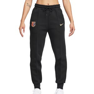 Pantalón Nike Barcelona mujer Tech Fleece  - Pantalón largo de mujer Nike del FC Barcelona - negro