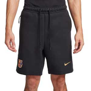Short Nike Barcelona Tech Fleece - Pantalón corto Nike del FC Barcelona 2024 2025 - negro