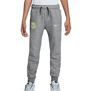 Pantalón Nike Barcelona niño Tech Fleece - Pantalón largo infantil Nike del FC Barcelona - gris