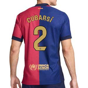 Camiseta Nike Barcelona Cubarsí Match 24 25 DF ADV Liga - Camiseta de la primera equipación Nike de Cubarsí del FC Barcelona para la Liga 2024 2025 versión jugador - azulgrana
