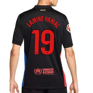 Camiseta Nike 2a Barcelona Lamine Yamal 2425 DF Stadium Liga - Camiseta de la segunda equipación Nike de Lamine Yamal del FC Barcelona para laLiga 2024 2025 - negra
