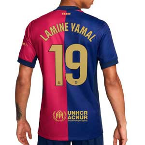 Camiseta Nike Barcelona Lamine Yamal 24 25 Stadium DF Liga - Camiseta de la primera equipación Nike de Lamine Yamal del FC Barcelona para la Liga 2024 2025 - azulgrana