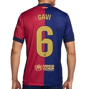 Camiseta Nike Barcelona Gavi 2024 2025 DF Stadium - Camiseta de la primera equipación Nike de Gavi del FC Barcelona 2024 2025 - azulgrana