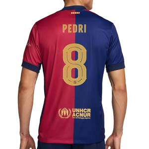 Camiseta Nike Barcelona Pedri 2024 2025 DF Stadium UCL - Camiseta de la primera equipación de la Champions League Nike de Pedri del FC Barcelona 2024 2025 - azulgrana