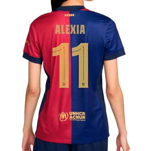 Camiseta Nike Barcelona mujer Alexia 2024 2025 DF Stadium - Camiseta para mujer de la primera equipación Nike de Alexia del FC Barcelona 2024 2025 - azulgrana