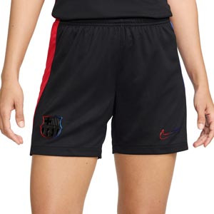 Short Nike 2a Barcelona mujer 2024 2025 Dri-Fit Stadium  - Pantalón corto de mujer de la segunda equipación Nike del FC Barcelona 2024 2025 - negro