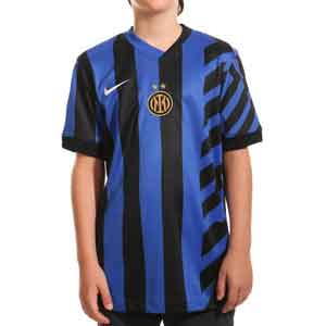 Camiseta Nike Inter niño 2024 2025 Dri-Fit Stadium - Camiseta infantil de la primera equipación Nike del Inter de Milán 2024 2025 - azul, negra
