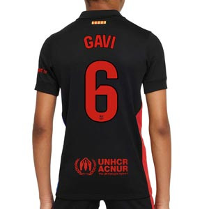 Camiseta Nike 2a Barcelona niño Gavi 24-25 Stadium Liga
