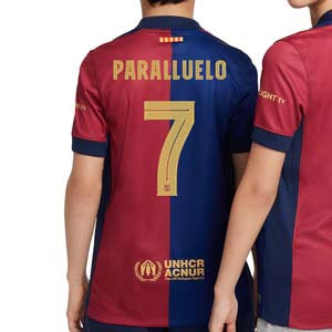 Camiseta Nike Barcelona niño Paralluelo Stadium 24 25 DF - Camiseta infantil de la primera equipación Nike de Salma Paralluelo del FC Barcelona  2024 2025 - azulgrana