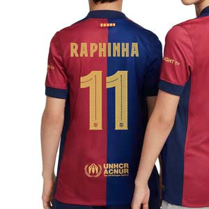 Camiseta Nike Barcelona niño Raphinha Stadium 24 25 DF UCL