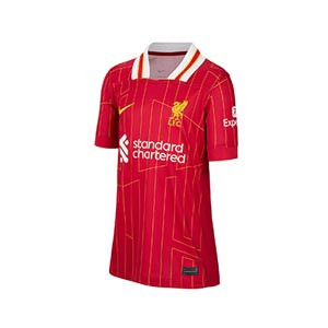 Camiseta Nike niño Liverpool 2024-2025 Stadium Dri-Fit - Camiseta infantil primera equipación Nike del Liverpool 2024 2025 - rojo
