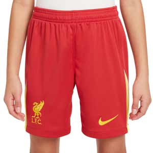 Short Nike Liverpool Niño 2024-2025 Stadium Dri-Fit - Short infantil primera equipación Nike del Liverpool 2024 2025 - rojo
